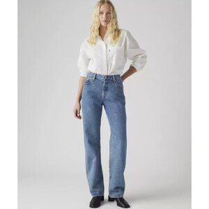 Levi's Premium 28x30 Women's 501 90's Shout Out Stone - Medium Wash